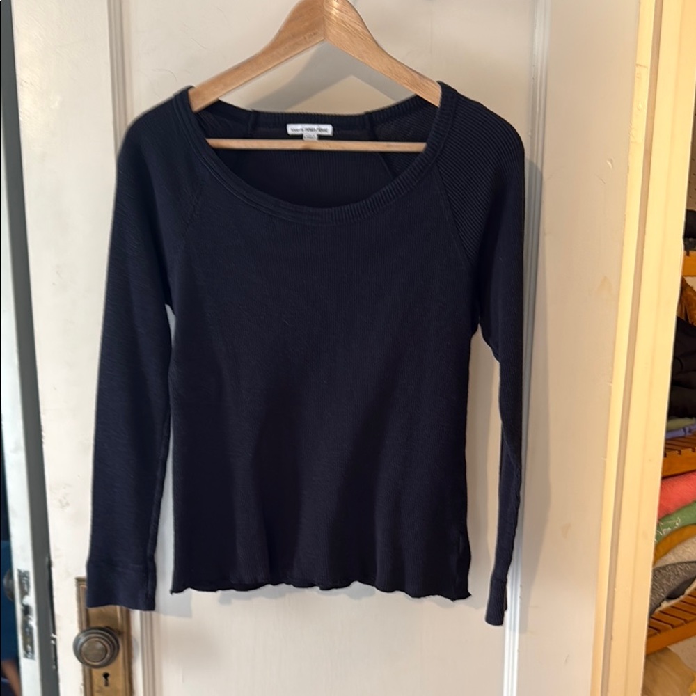Women's Thermal Long Sleeve Waffle Knit Top James